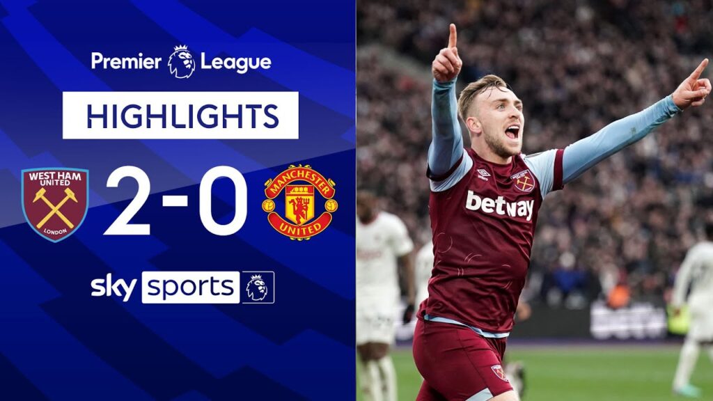 Hammers LEAPFROG United in the table ⚒️ | West Ham 2-0 Man United | Premier League Highlights