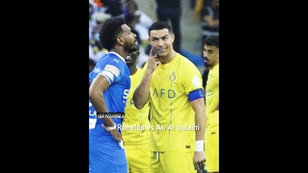 I can't hear #ronaldo#attitude #football #trending#ronaldo vs Ali al bulaihi #shortvideo
