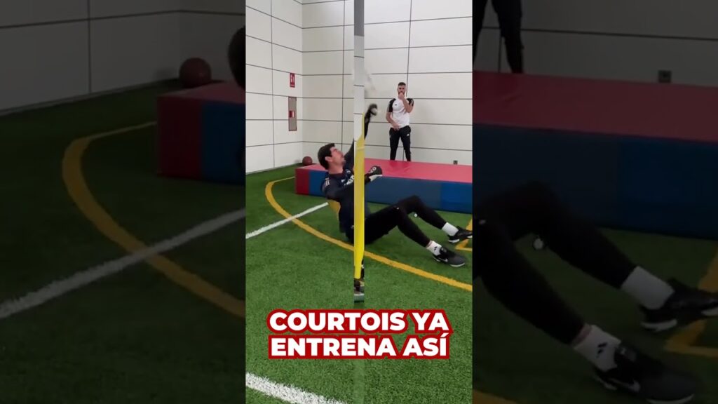 THIBAUT COURTOIS avanza en su RECUPERACIÓN: Real MADRID