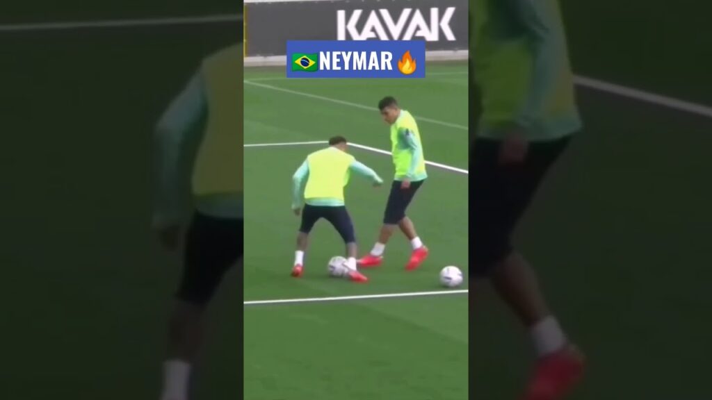 Neymar vs Thiago Silva 🔥 Brazil Training Ahead of Qatar #brazil #neymar #worldcup