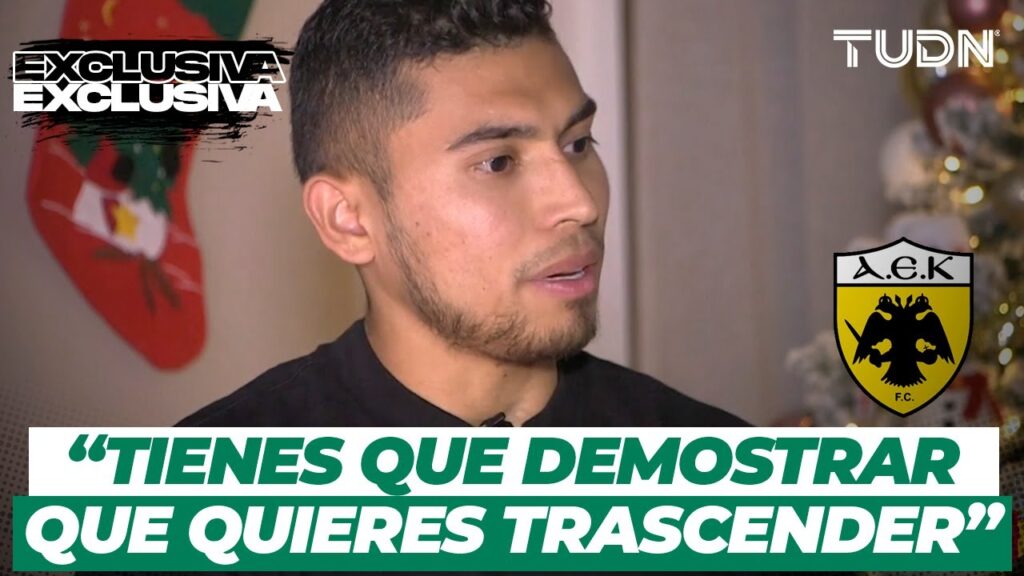 ¡EXCLUSIVA! 🚨 CLASES DE GRIEGO CON ORBELÍN PINEDA; reveló sus miedos al llegar al AEK | TUDN