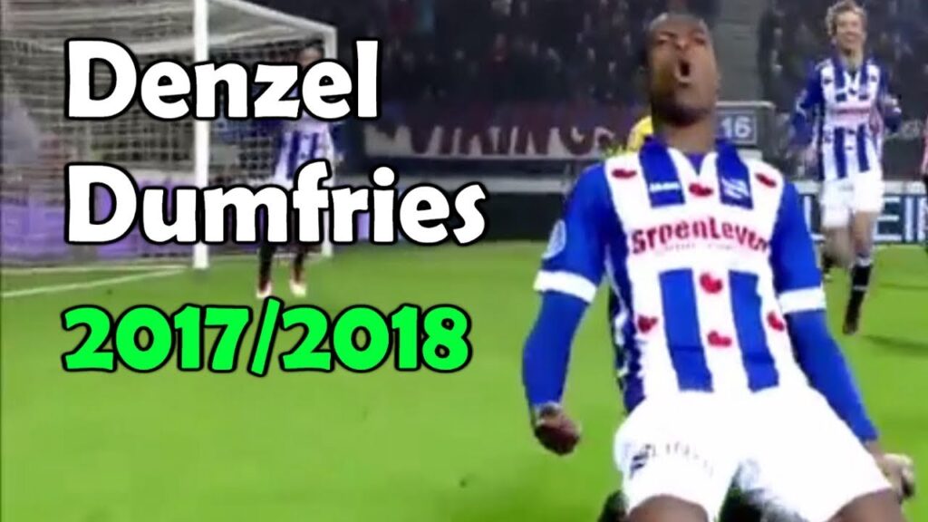 Denzel Dumfries bij sc Heerenveen 2017/2018