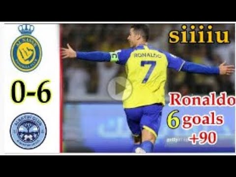 AL Nassr vs Al Baten 6-0 - Ronaldo 6 goals & 4 Assist - All Goals & Highlights  Cr7