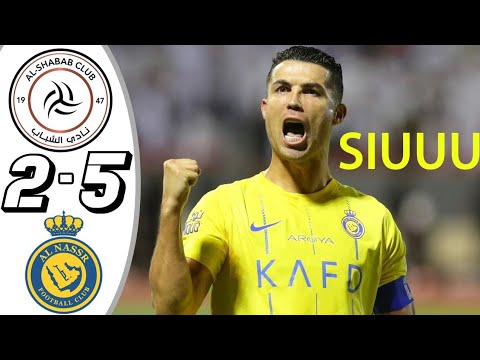 Al Nassr vs Al Shabab 5-2 All Goals Highlights