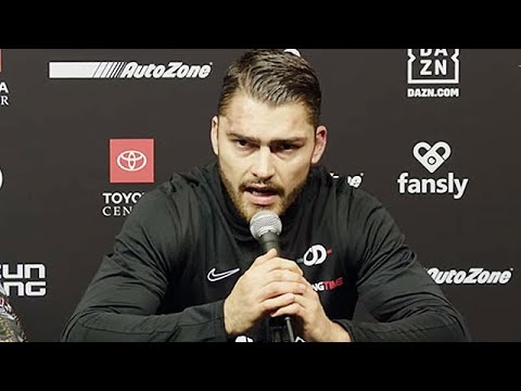 UPSET Oscar Duarte IMMEDIATE REACTION to Ryan Garcia KNOCKING HIM OUT; says stoppage UNFAIR