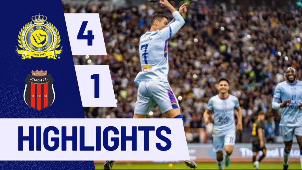 Al-nassr vs Al-Riyadh 4-1 Saudi Pro League FULL HD HIGHLIGHTS