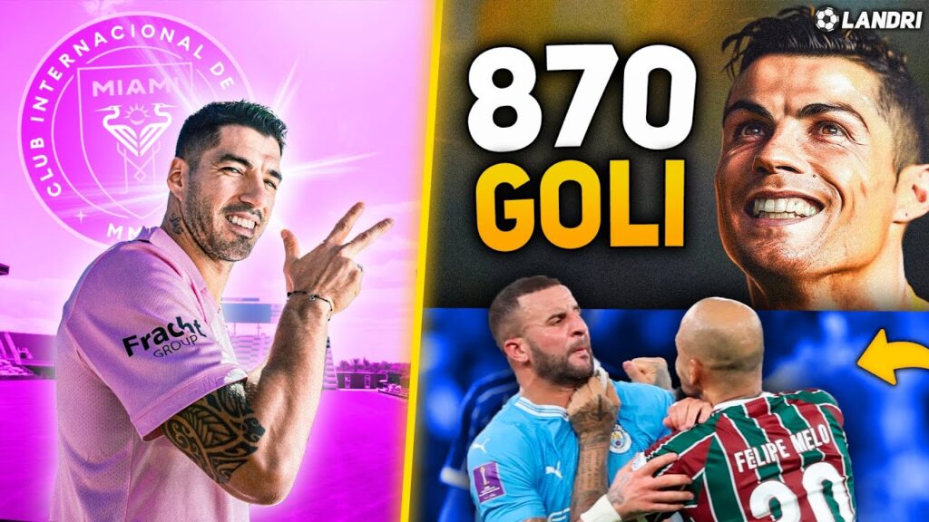 OFICJALNIE! Luis Suarez PIŁKARZEM Interu Miami! 870 goli Ronaldo! Bójka po finale KMŚ!