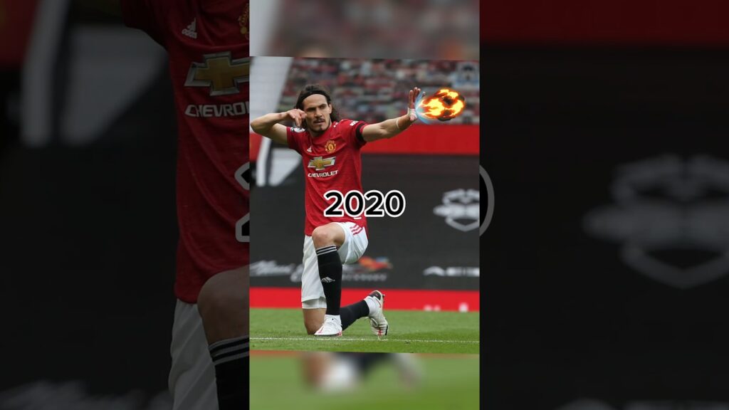 Edinson Cavani Evolution 🔥🤯#football#shorts