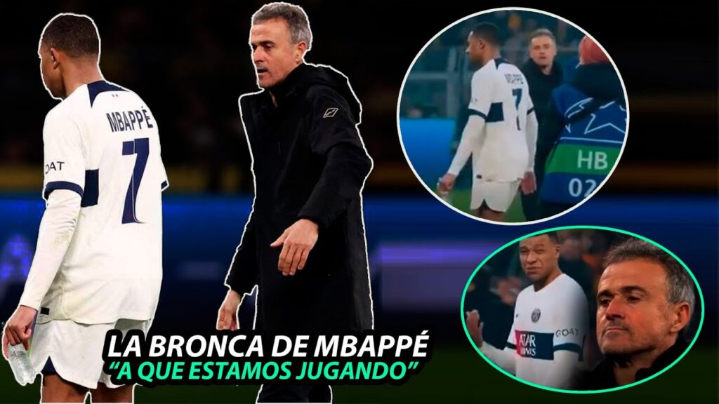 La BRONCA de MBAPPÉ con LUIS ENRIQUE por CLASIFICARSE SEGUNDOS de GRUPO