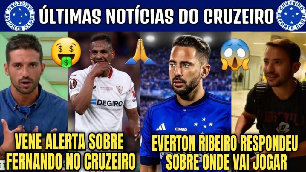SAIU AGORA A RESPOSTA DO EVERTON RIBEIRO SOBRE O FUTURO ! VENE AVISA SOBRE FERNANDO NO CRUZEIRO.