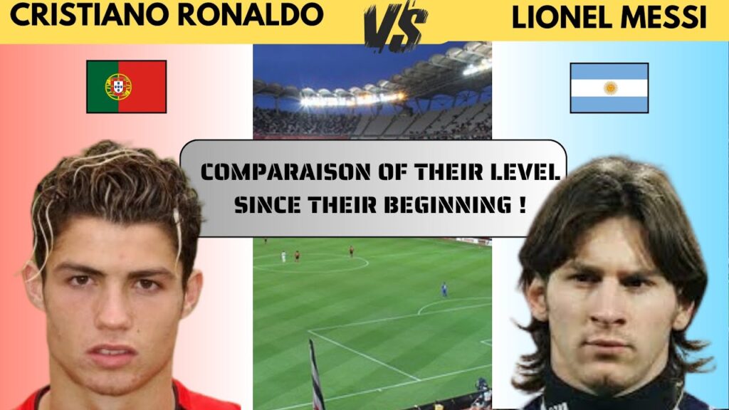 CR7 VS MESSI the evolution of their level according to their age