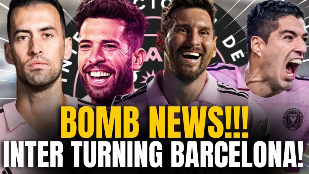 LUIS SUAREZ JOINS LIONEL MESSI, BUSQUETS AND ALBA AT INTER MIAMI, AND THE TEAM IS REVIVING BARCELONA