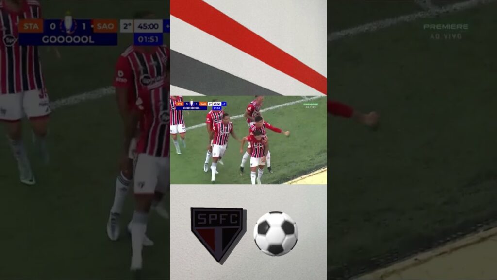 GOL DO ALAN FRANCO COM ASSISTÊNCIA DO W.RATO #spfc #vamossãopaulo #tricolorpaulista #GOL #shorts