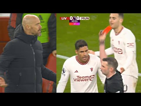 Crazy Reactions to Diogo Dalot Funny Red Card vs Liverpool 🤣🤣 | Man United | Michael Oliver | Maino