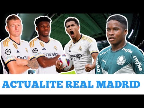 Actualite Real Madrid, Toni Kroos, Aurélien Tchouaméni, Jude Bellingham, Endrick