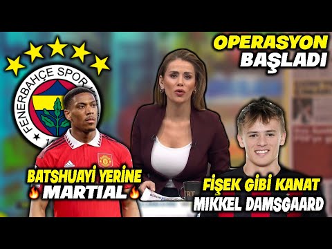 Batshuayi Yerine Dünya Yıldızı !! Martial Geliyor !! l Danimarkalı Kanat Mikkel Damsgaard !!