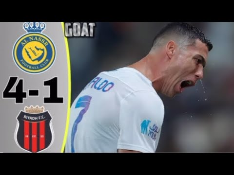 Cristiano Ronaldo Goals assists Al-Nassr vs Al-Riyadh 4-1 Saudi Pro League 2023 Highlights All Goals