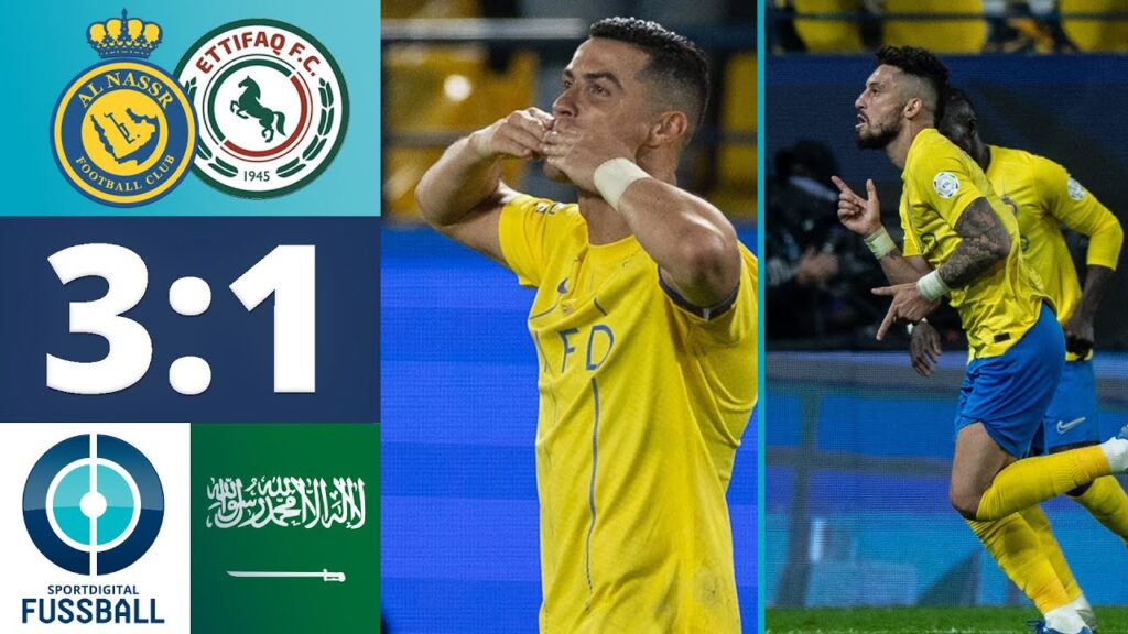 Telles-Traumtor! Ronaldo mit Tor und Vorlage wieder an der Spitze | Al-Nassr - Ettifaq FC