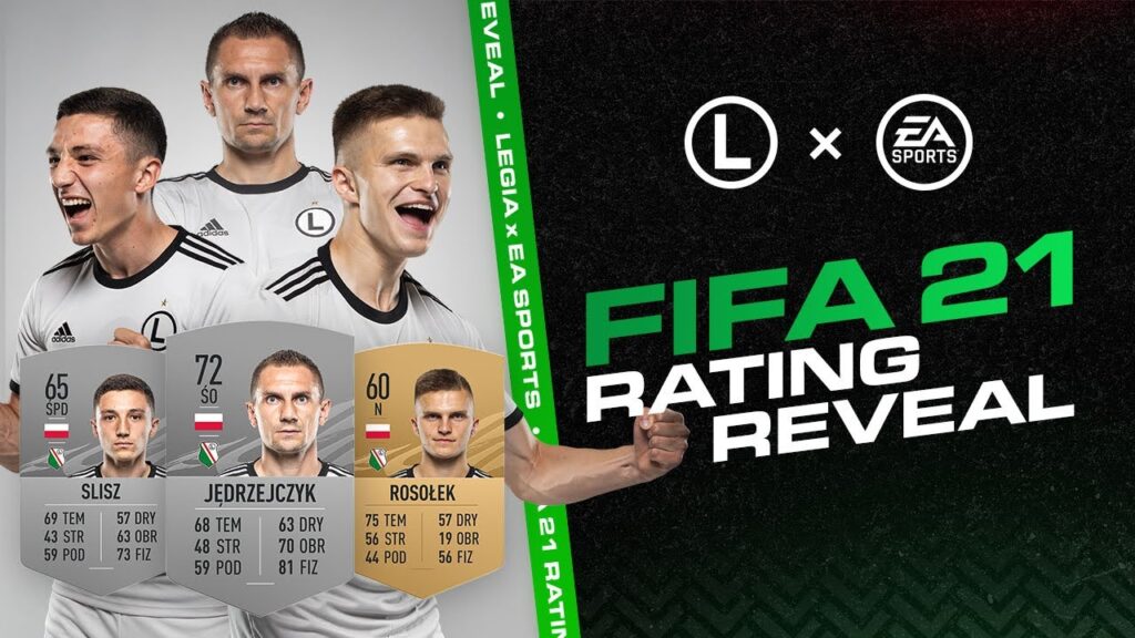 FIFA 21 RATINGS REVEAL: Legia Edition | Jędrzejczyk, Slisz, Rosołek