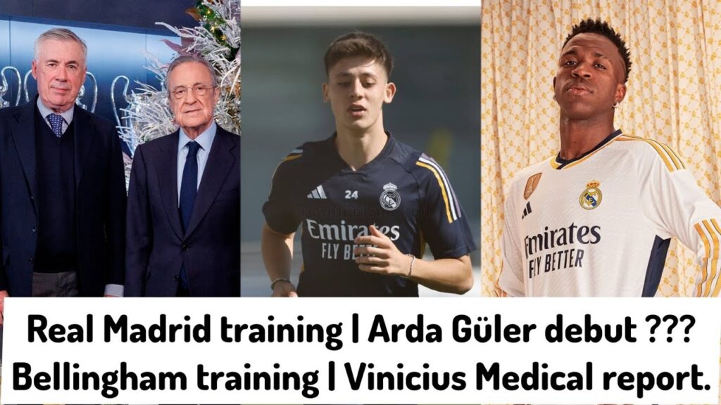 Bellingham training | Arda Güler debut ??? | Real Madrid training.