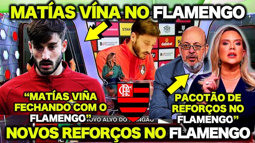 "FLAMENGO ESTÁ FECHANDO COM NOVO REFORÇO ! MATÍAS VIÑA NO FLAMENGO !" ÚLTIMAS NOTÍCIAS DO FLAMENGO