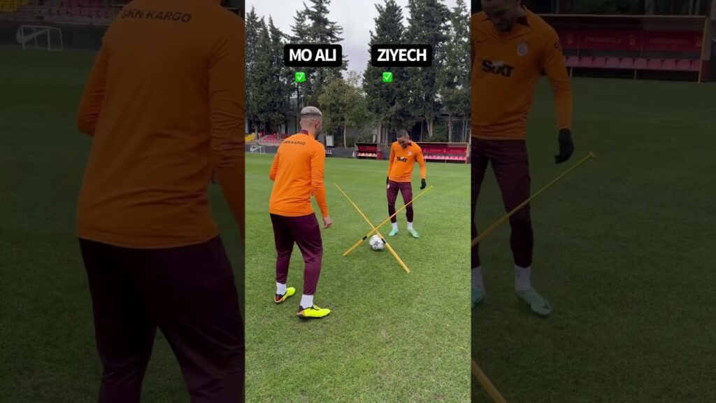 One touch passing with Hakim Ziyech