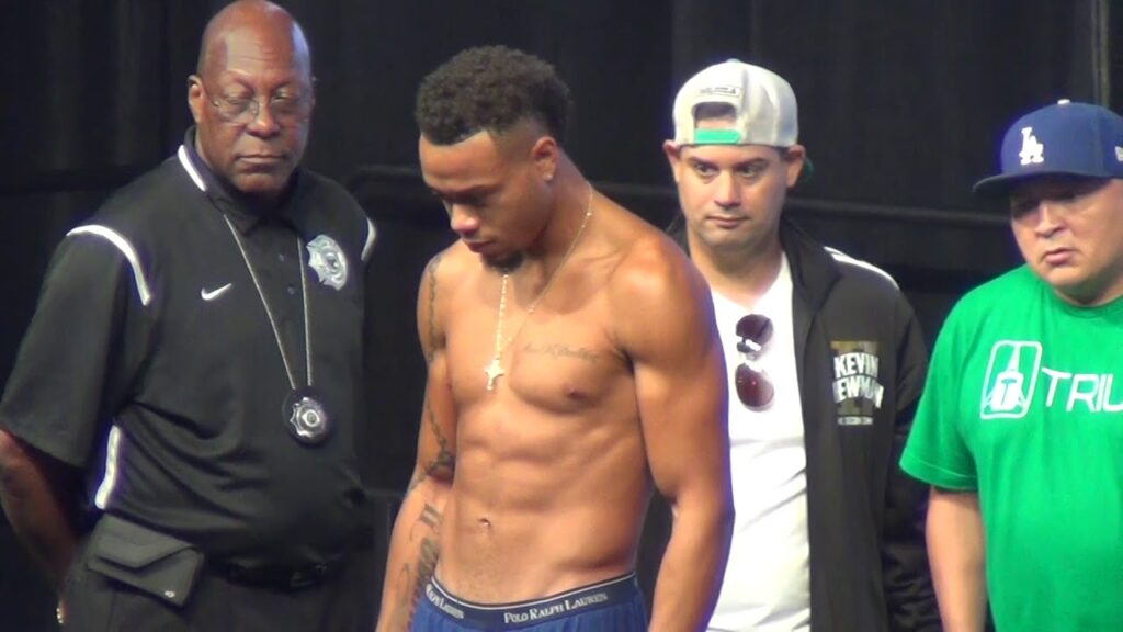 Kevin Newman II vs. Mark Anthony Hernandez weigh in for Mayweather vs. McGregor undercard