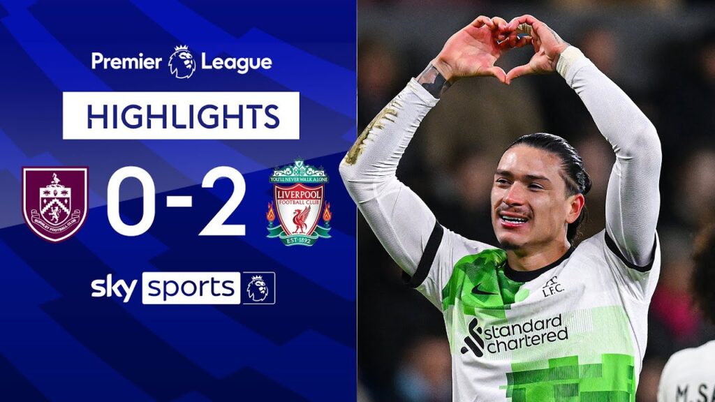 Nunez and Jota send Reds TOP! 📈 | Burnley 0-2 Liverpool | Premier League Highlights