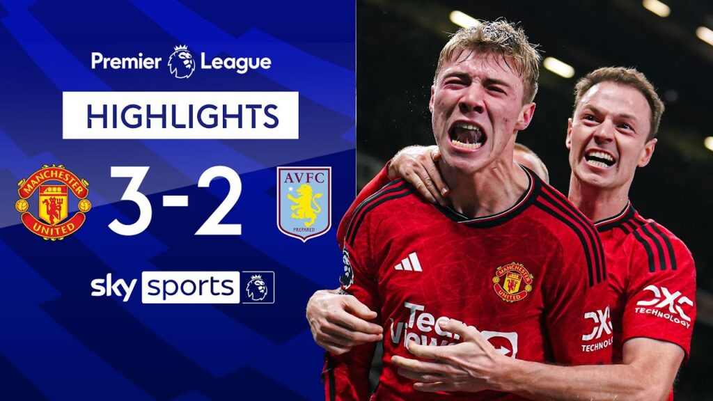 Højlund's first PL goal completes EPIC comeback! | Man Utd 3-2 Aston Villa | EPL Highlights