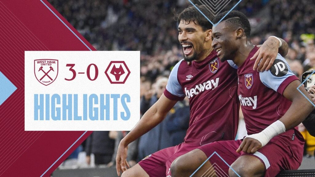 West Ham 3-0 Wolves | Kudus & Bowen Lead Hammers To Confident Win | Premier League Highlights