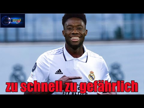 Zu schnell und zu gefährlich – Alphonso Davies ist bereits ein Mann von Real Madrid