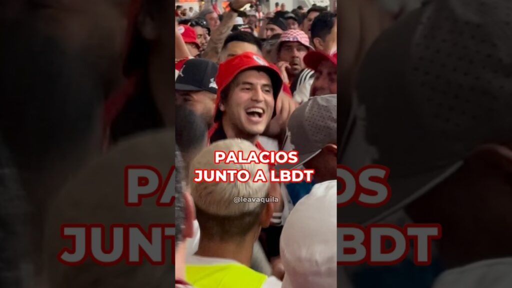 Exequiel Palacios cantando con Los Borrachos del Tablón - #riverplate