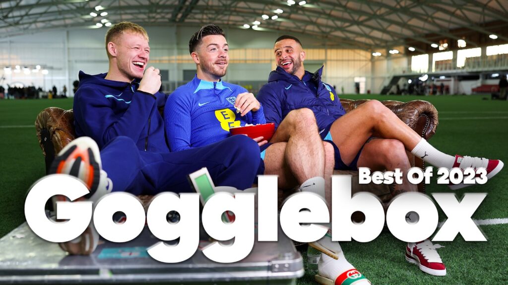 HILARIOUS Grealish, Ramsdale & Walker Look Back The Best Moments Of 2023 | Gogglebox | England