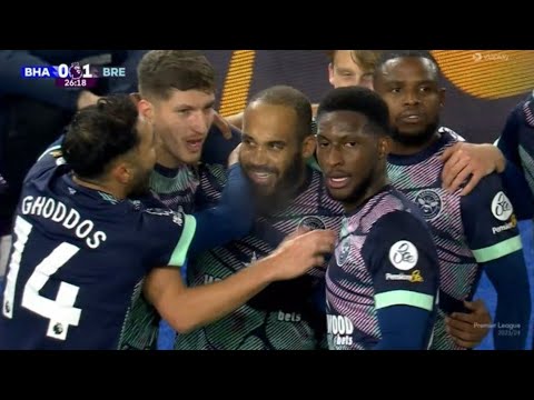 Bryan Mbeumo Goal, Brighton vs Brentford 2-1 | All Goals and Extended Highlights.