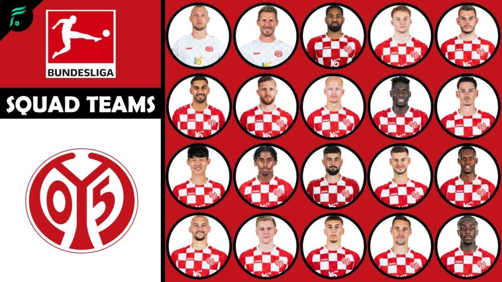 FSV MAINZ 05 🔴⚪ MEN SQUAD TEAMS - Bundesliga Season 2023/2024 | FAN Football