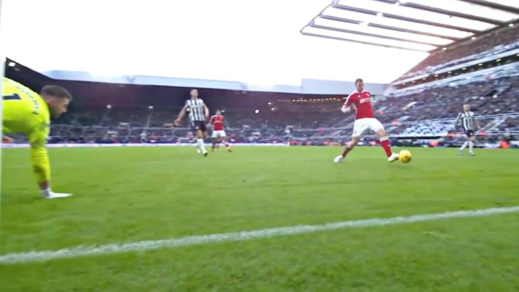 Chris Wood Goal vs Newcastle at St James's Park, Newcastle United vs Nottingham