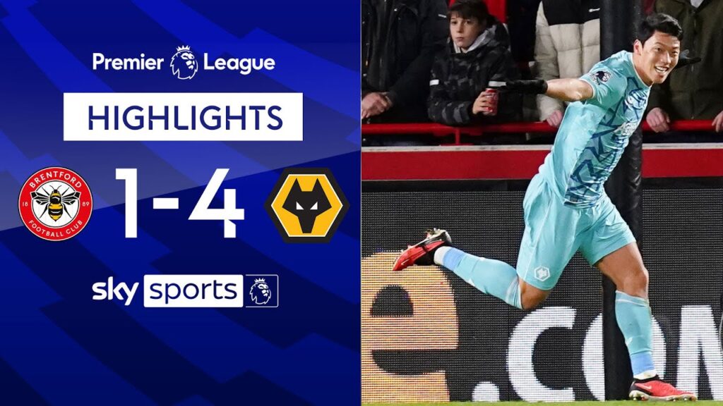 Hwang DOUBLE as Wolves beat the Bees 🐺 🐝 | Brentford 1-4 Wolves | Premier League Highlights