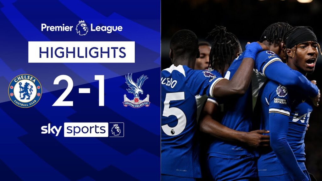 Madueke’s LATE penalty gives Blues win 🔵 | Chelsea 2-1 Crystal Palace | Premier League Highlights