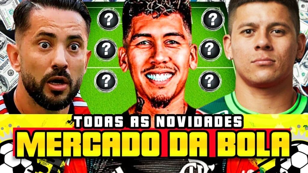 🌎⚽ FIRMINO NO BRASIL 2024! MARCOS ROJO NO PALMEIRAS - EVERTON RIBEIRO DE SAÍDA DO FLAMENGO.