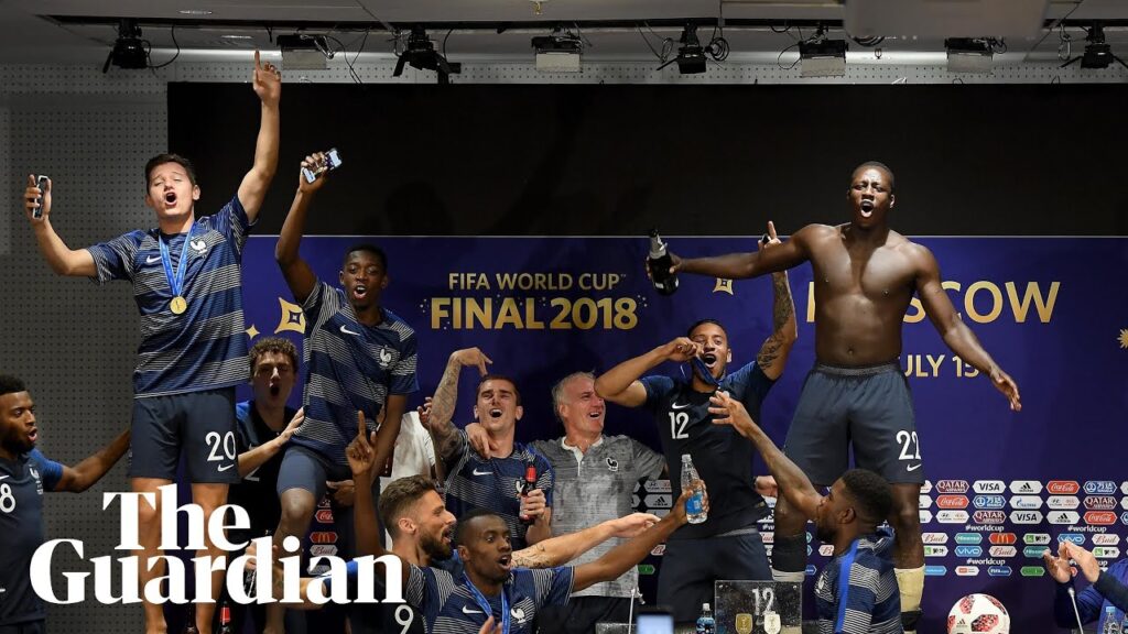 French players invade Didier Deschamps's press conference