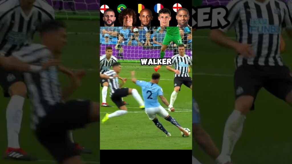 Walker VS David Luiz VS Kompany VS Pavard VS Johnson 🚀🤯 Defenders Shot Challenge