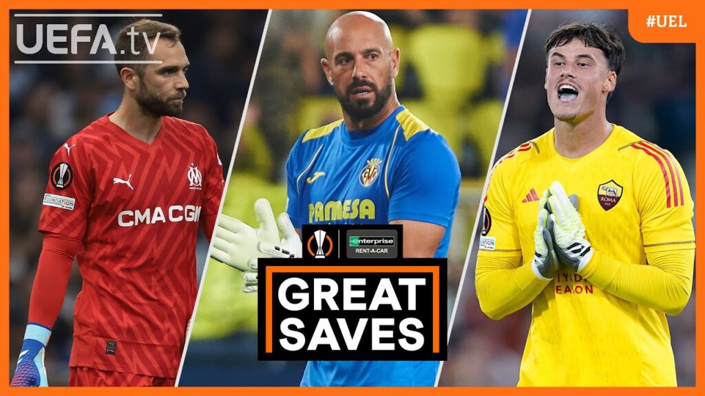 #UEL Great Saves of the Group Stage | López, Reina, Svilar...