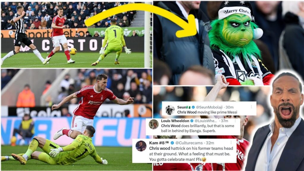 Chris Wood hat-trick smashes his former team Newcastle within 16 minutes : Newcastle vs Nottm Forest