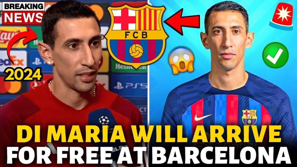 🚨BOMB! DI MARIA FREE AT BARCELONA! BARCELONA JUST CONFIRMED THIS! BARCELONA NEWS TODAY!