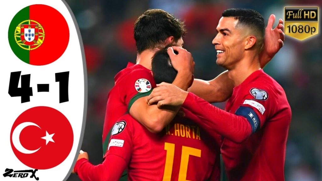 Portugal vs Turkey 4-1 • EURO 2024 Qualifiers Highlights & All Goals • Hasil Kualifikasi Euro 2024