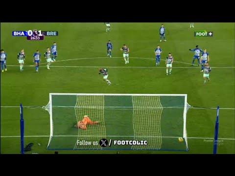 Bryan Mbeumo Goal,Brighton vs Brentford,(1-1) All Goals and Extended Highlights