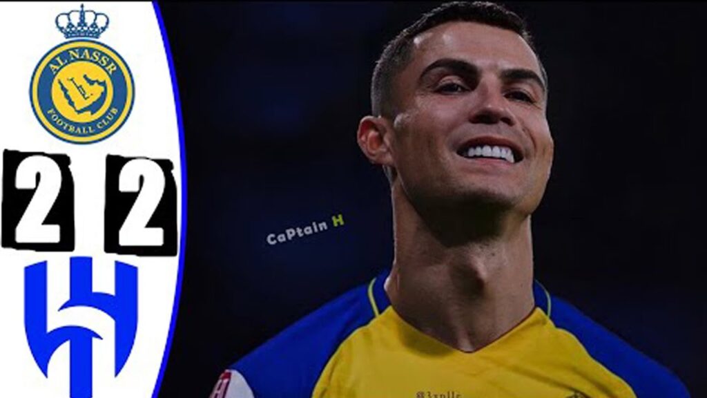 Al Nassr vs Al Hilal 2 2 Highlights & All Goals   Ronaldo debut first match with Al Nassr 2023 HD