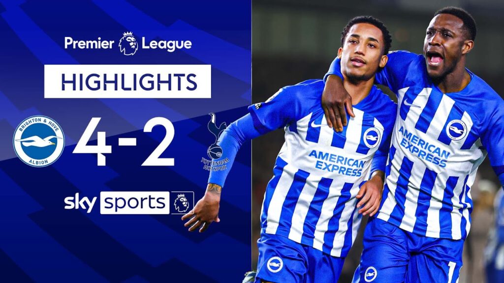 Pervis Estupinan scores STUNNER 🔥 | Brighton 4-2 Tottenham | Premier League Highlights Pervis Estupinan scores STUNNER 🔥 | Brighton 4-2 Tottenham | Premier League Highlights