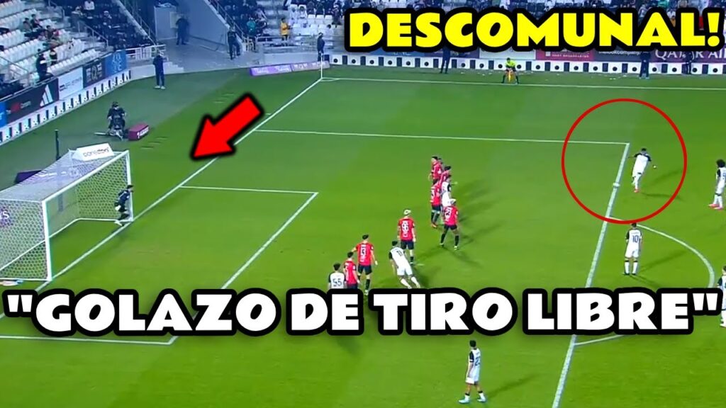 CALIDAD! ASÍ FUE EL Golazo de tiro libre de Gonzalo Plata con el Al Sadd