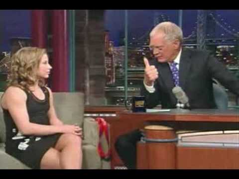 Shawn Johnson on the Late Show with Dave Letterman